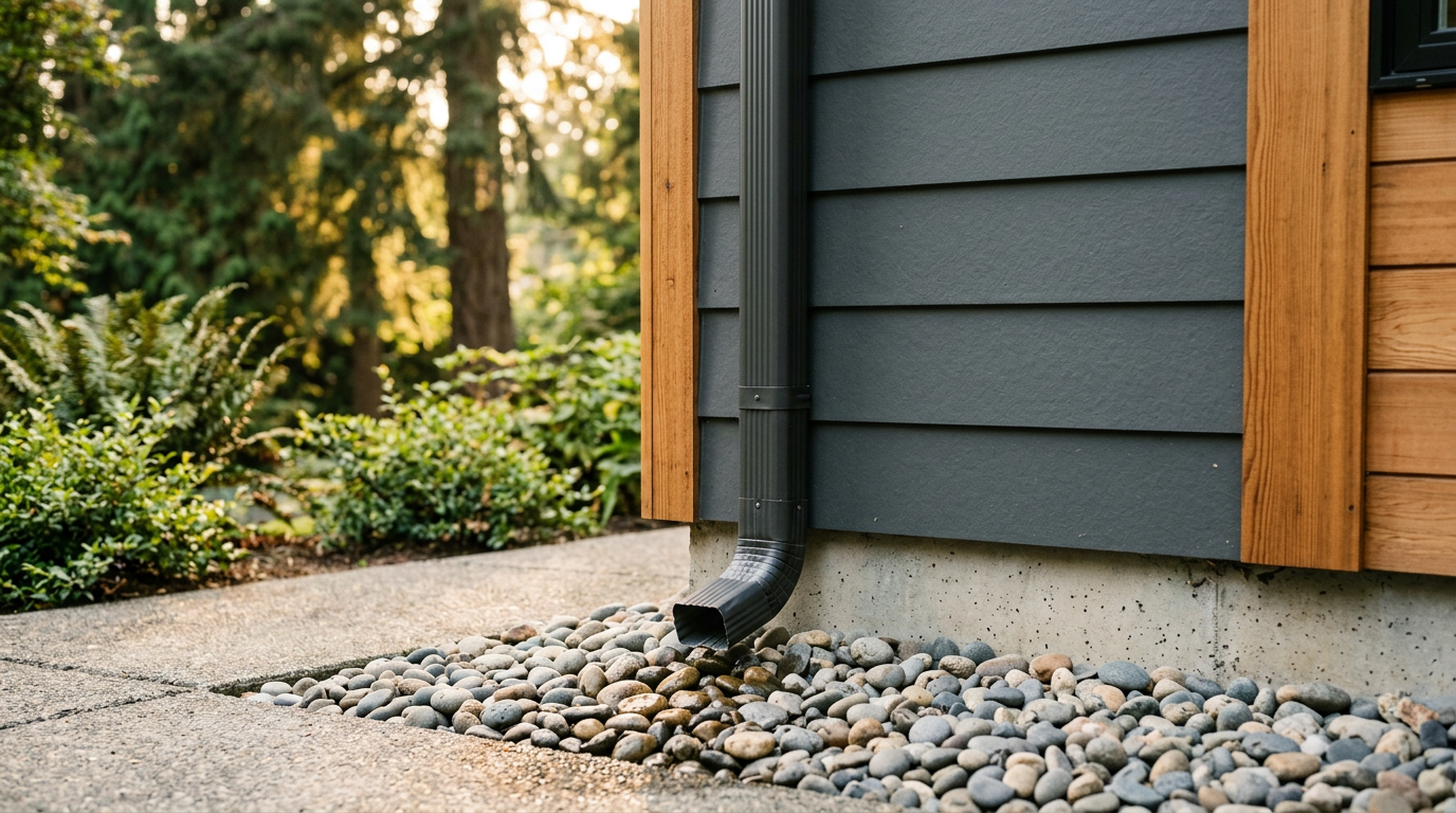 Exterior corner of a modern home in Woodinville, WA, ready for a home health assessment.